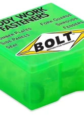 Bolt Motorcycle Full Plastic Fastener Kit 2 Stroke Kawasaki KX65 2000+                                     - KAW-001765 - Image 2