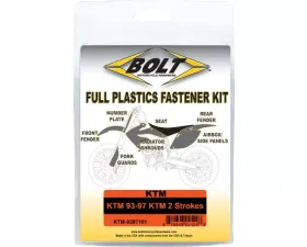 Bolt Motorcycle Full Plastic Fastener KTM 300 EXC | 250 EXC | 300 MXC 1993-1997