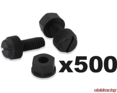 Bolt Motorcycle License Plate Bolts and Nuts 500/Pack - LPFB500