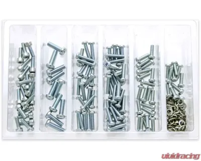 Bolt Motorcycle Carburetor Float Bowl Screws Assortment 210 Piece Kit - SV-CARBSCRW