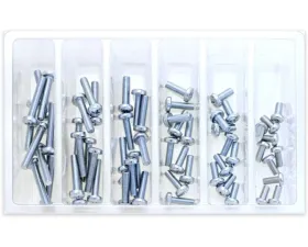 Bolt Motorcycle M5 Pan Head Phillips Assortment 120 Piece Kit