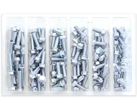 Bolt Motorcycle M6 8MM Hex Flange Bolt ASST 1