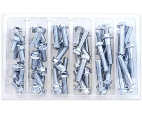 Bolt Motorcycle M8 10MM Hex Flange Bolt ASST 1