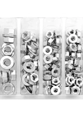 Bolt Motorcycle Flange Nut Assortment 140 Piece Kit                                     - SV-FNUT - Image 2