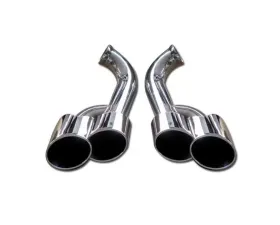Schnell Dual Round Muffler Tips Porsche Cayenne 08-13