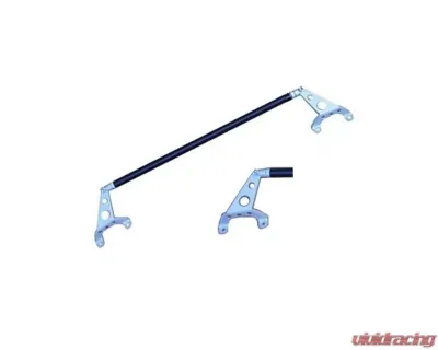 Schnell Black Front Strut Brace Bar Porsche 996 C2 and C4 98-05 - SCSBSBALF096
