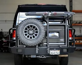 Aluminess Rear Bumper w/o Brush Guards|Swing Arms Ford E-Series 1992-2014