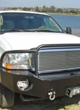 Aluminess Front Bumper w/ Brush Guard Ford Excursion 1999-2005                                     - 210039 - Image 6