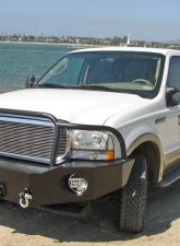 Aluminess Front Bumper w/ Brush Guard Ford Excursion 1999-2005                                     - 210039 - Image 2