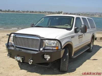 Aluminess Front Bumper w/ Brush Guard Ford Excursion 1999-2005 - 210039