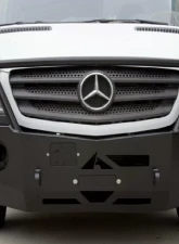 Aluminess Front Bumper w/o Brush Guards Mercedes-Benz Sprinter 2014-2018                                     - 210262.1 - Image 7