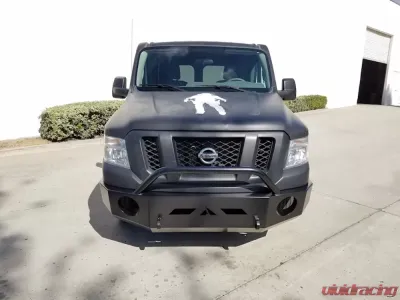 Aluminess Front Bumper w/ Bull Bar Nissan NV Slimline 2011-2018 - 210283
