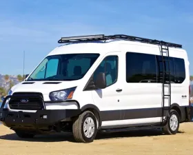 Aluminess Roof Rack 130 WB Low Roof - Perforated Ford Transit 2015+