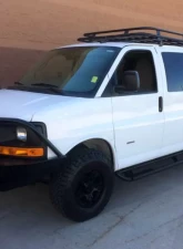 Aluminess Roof Rack Regular Body Gutter Mount - Slatted Chevrolet Express 2003+                                     - 210416 - Image 3