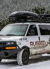 Aluminess Roof Rack Regular Body Gutter Mount - Slatted Chevrolet Express 2003+                                     - 210416 - Image 2