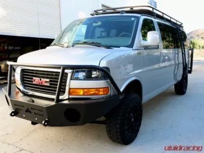 Aluminess Roof Rack Regular Body Gutter Mount - Slatted Chevrolet Express 2003+ - 210416