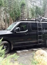 Aluminess Double Loop Roof Cargo Basket Slatted Nissan NV 2011-2014                                     - 210438 - Image 3