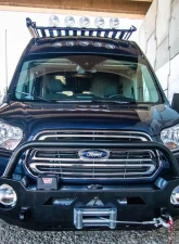 Aluminess Front Bumper w/ Brush Guards - Extended Skid Plate Ford Transit 2015+                                     - 210509 - Image 3