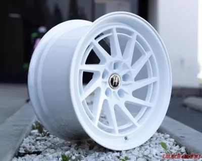 Heritage HOKKAIDO-DIR-C MonoC Wheel 18x9.5 5x112 22mm White/White - HDRM5112189522WHT