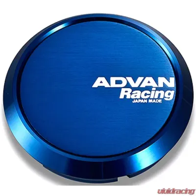 Advan Racing Center Cap Flat 63mm Blue - YV2083