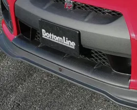 ChargeSpeed Gloss Carbon Front Bumper Under Cowl CFRP Nissan GT-R R35 09-16