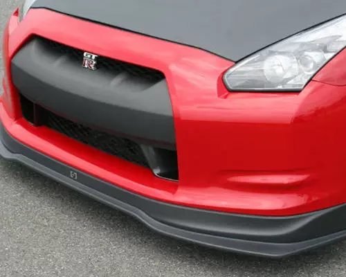 ChargeSpeed Bottom Line Hybrid Gloss Carbon Front Lip CFRP Nissan GT-R R35 09-16 - BCNG07-CS830FLCG