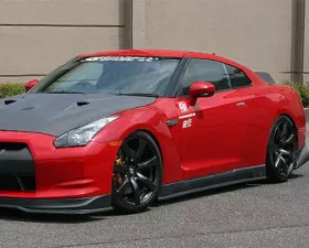 ChargeSpeed Bottom Line Hybrid Gloss Carbon Full Lip Kit CFRP Nissan GT-R R35 09-16