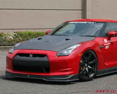 ChargeSpeed Vented Hybrid Gloss Honeycomb Carbon Hood CFRP Nissan GT-R R35 2009-2021 - BCNG07-CS830HCVG