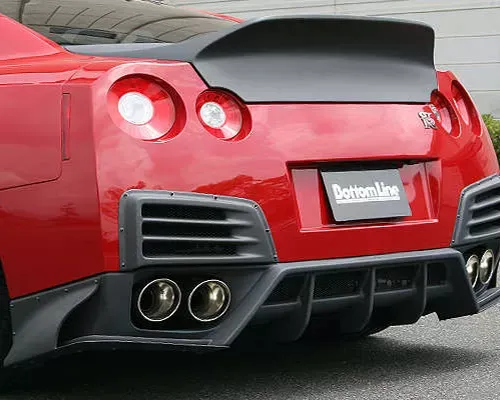 ChargeSpeed Bottom Line Rear Bumper Diffuser Gloss Carbon CFRP Nissan GT-R R35 09-16 - BCNG07-CS830RDCG
