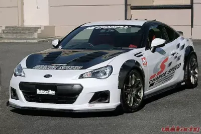 ChargeSpeed Type 2 Carbon Side Skirts Subaru | Scion | Toyota 2013-2018 - BCSB13-CS990SS2C