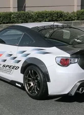 ChargeSpeed Type 2 Complete Lip Kit with Carbon Over Fenders 9 Piece Subaru BR-Z ZC-6 17-18                                     - BCSB17-CS991FLK2CW - Image 3