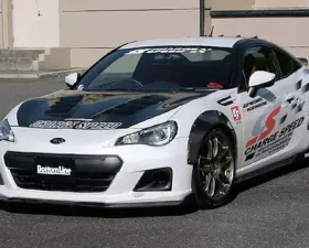 ChargeSpeed Carbon Type 2 Complete Lip Kit with Carbon Over Fenders 9 Piece Kit Scion FR-S FT-86 13-16