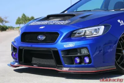 ChargeSpeed Type-2B Front Bumper w/FRP Under Part Subaru WRX STi 15-18 - BCSI15-CS9735FB2BF