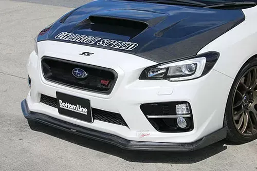 ChargeSpeed Type-2 Bottom Line Carbon Front Lip Subaru WRX STi 15-17 - BCSI15-CS9735FL2C