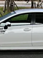 ChargeSpeed Type-2 Bottom Line Side Skirts Carbon Complete Lip Kit 5 Pieces Subaru WRX STi 18-19                                     - BCSI18-CS9736FLK2C - Image 2