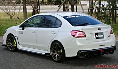 ChargeSpeed Type-2 Bottom Line Side Skirts Carbon Complete Lip Kit 5 Pieces Subaru WRX STi 18-19 - BCSI18-CS9736FLK2C