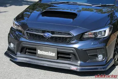 ChargeSpeed Carbon Front Grill Finisher for OEM Front Grill 2 Pieces Subaru WRX STi 18-19 - BCSI18-CS9736GRFC