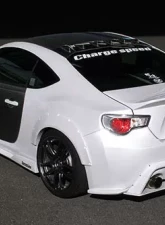 ChargeSpeed Type 2 Complete Lip Kit with Carbon Over Fenders 9 Pieces Toyota FR-S 86 Late Stage | Kouki Model 17-18                                     - BCT817-CS961FLK2CW - Image 2