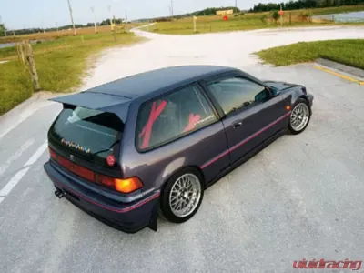 ChargeSpeed Rear Roof Wing (Japanese FRP) Honda Civic EF Hatchback 1988-1991 - BCHC88-CS311RWR