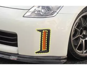 Charge Speed Reflector Cowl Carbon for Front Bumper (Japanese CFRP) Nissan 350Z 03-08