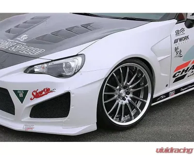 Charge Speed FRP 20MM Front Fenders Set (Japanese FRP) 4 Pieces Subaru BR-Z ZC-6/ Scion FR-S FT-86/ Toyota 86 ZN-6 13-18 - BCSB13-CS990FFW