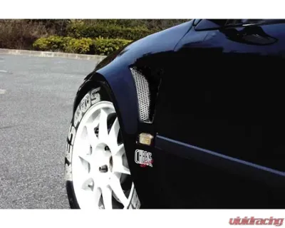 Charge Speed D-1 Style 20MM Wide Body Front Fenders (Japanese FRP) Pair Honda Civic EG HB 92-95 - BCHC92-CS215FF