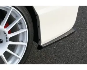 Charge Speed Bottom Line Carbon Rear Caps (Japanese CFRP) Pair Honda Civic FD2 Sedan JDM 06-10