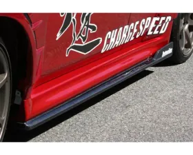 Charge Speed Bottom Line Type-2 Side Skirts Carbon (Japanese CFRP) Mitsubishi Lancer Evo X 11-16