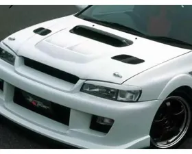 Charge Speed Carbon Side Hood Air Duct (Japanese CFRP) Pair Subaru Impreza WRX GC-8 95-01