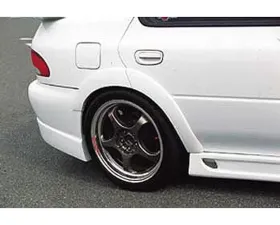 Charge Speed D-1 Rear Over Fender (Japanese FRP) 4Pcs. Subaru Impreza GC-8 4Dr 95-01
