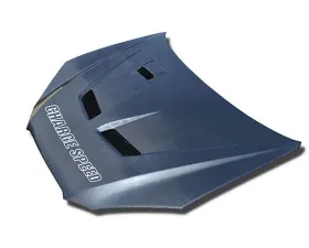 Charge Speed  FRP Vented Hood (Japanese FRP) (Not Street Legal) Hood Pin Required Hyundai Genesis Coupe 09-12