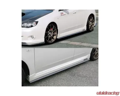 Charge Speed 2008-2010 Subaru WRX NON-STi GH8 Sedan/ Hatchback Bottom Lines Side Skirts Carbon (Japanese CFRP) Subaru WRX NON-STi GH8 Sedan/ Hatchback 08-10 - BCSI08-CS979SSCN