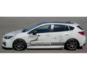 Charge Speed Carbon Bottom Line Side Skirts With Use OEM Side Skirts (CFRP) Pair  Subaru Impreza Sport GT 5 Doors 16-18