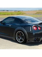 Charge Speed Model Bottom Line Hybrid FRP Complete Lip Kit (Japanese FRP) 4 Pieces Nissan GTR 12-16                                     - BCNG12-CS831FLKF - Image 2